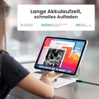 TECURS iPad Air 5/4(2022/2020) pouzdro s klávesnicí, Magic Keyboard pro ipad pro 11(4th/3rd/2nd/1st Gen) s trackpadem, magnetick